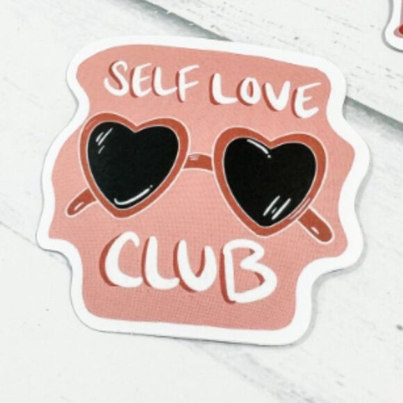 10/$15 - Love Yourself First Club Planner Sticker - Picture 2 of 8